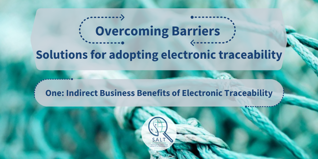 Graphic stating the title of series, Overcoming Barriers. One:Indirect Business Benefits